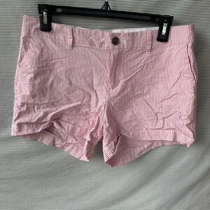 CLOSEOUT - Pink/Red Striped Women's Shorts